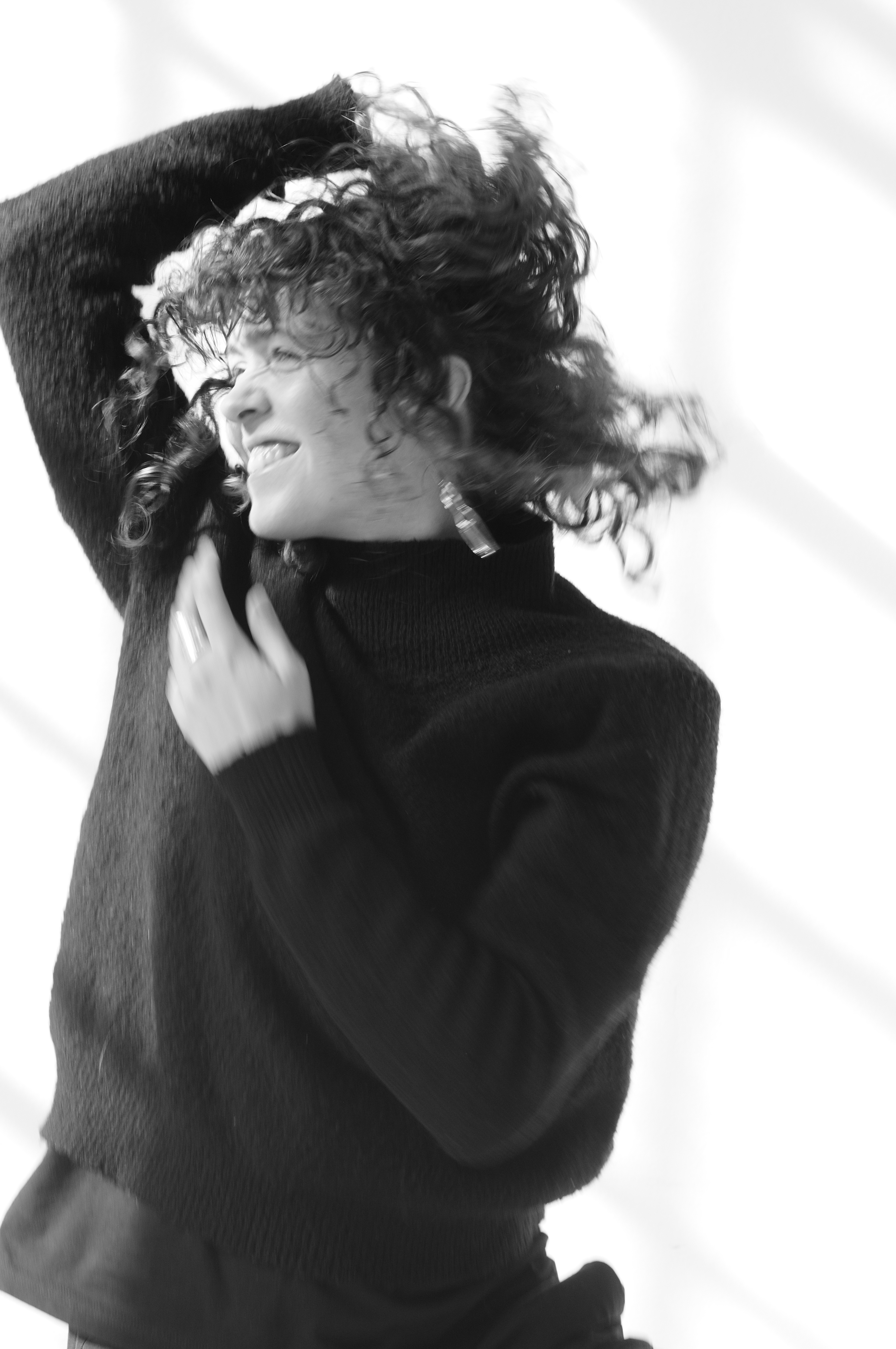 Matilda dancing happily